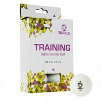 Мяч н/т TORRES Training 1*, d-40+, ТТ0016/21016 , белый